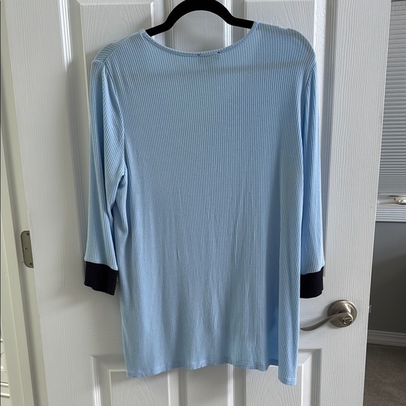 ❤️Jones New York Blue Relaxed Top - Picture 5 of 5